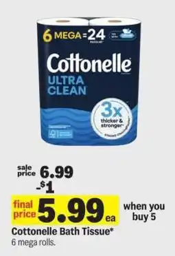 Meijer Cottonelle Bath Tissue offer