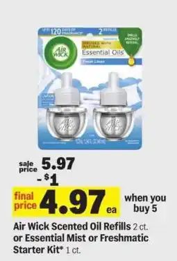 Meijer Air Wick Scented Oil Refills offer