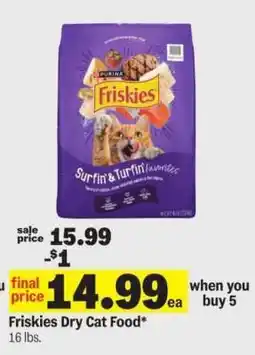 Meijer Friskies Dry Cat Food offer