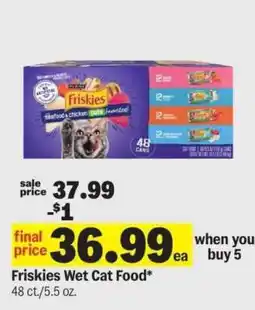 Meijer Friskies Wet Cat Food offer