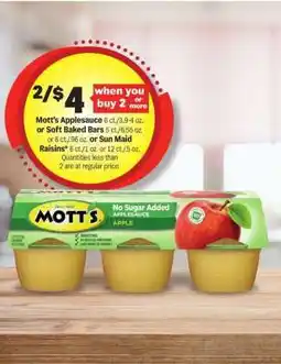 Meijer Mott's Applesauce offer