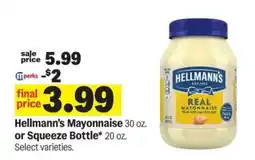 Meijer Hellmann's Mayonnaise offer