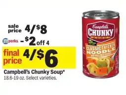 Meijer Campbell's Chunky Soup offer