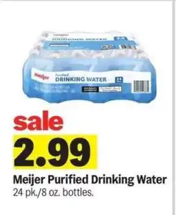 Meijer Meijer Purified Drinking Water offer