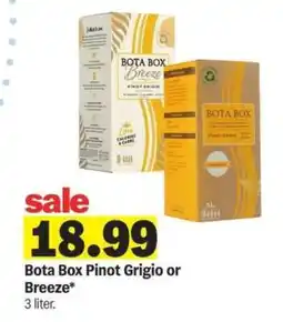 Meijer Bota Box Pinot Grigio or Breeze offer