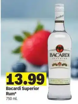 Meijer Bacardi Superior Rum offer