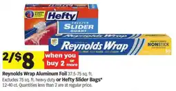 Meijer Reynolds Wrap Aluminum Foil offer