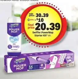 Meijer Swiffer Powermop Starter Kit offer