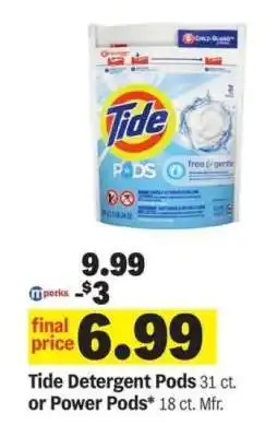 Meijer Tide Detergent Pods offer