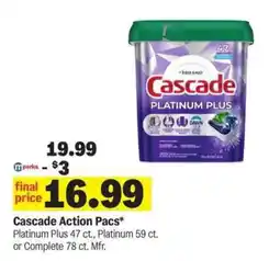 Meijer Cascade Action Pacs offer
