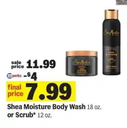 Meijer Shea Moisture Body Wash or Scrub offer