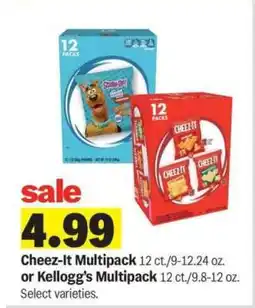 Meijer Cheez-It Multipack or Kellogg’s Multipack offer