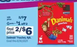 Meijer Danimals Pouches, 4pk offer