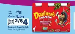 Meijer Danimals Smoothie offer