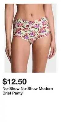Victoria's Secret No-Show No-Show Modern Brief Panty offer