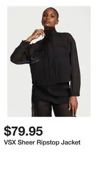 Victoria's Secret VSX Sheer Ripstop Jacket offer