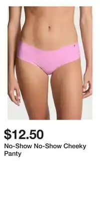 Victoria's Secret No-Show No-Show Cheeky Panty offer