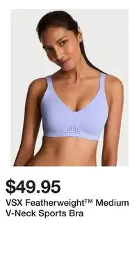 Victoria's Secret VSX Featherweight Medium V-Neck Sports Bra offer
