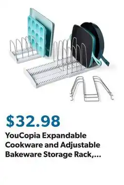 Sam's Club YouCopia Expandable Cookware and Adjustable Bakeware Storage Rack, 2-Piece Set offer