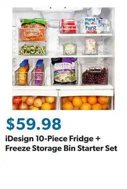 Sam's Club iDesign 10-Piece Fridge + Freeze Storage Bin Starter Set offer