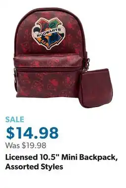 Sam's Club Licensed 10.5 Mini Backpack, Assorted Styles offer