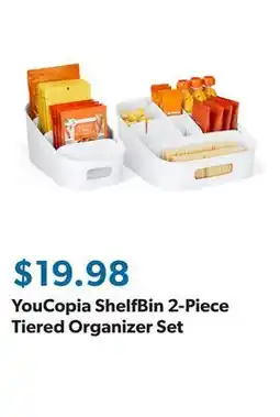 Sam's Club YouCopia ShelfBin 2-Piece Tiered Organizer Set offer