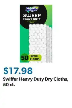 Sam's Club Swiffer Heavy Duty Dry Cloths, 50 ct offer