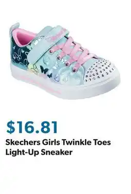 Sam's Club Skechers Girls Twinkle Toes Light-Up Sneaker offer
