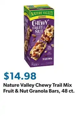Sam's Club Nature Valley Chewy Trail Mix Fruit & Nut Granola Bars, 48 ct offer