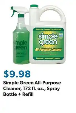 Sam's Club Simple Green All-Purpose Cleaner, 172 fl. oz., Spray Bottle + Refill offer