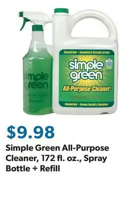 Sam's Club Simple Green All-Purpose Cleaner, 172 fl. oz., Spray Bottle + Refill offer