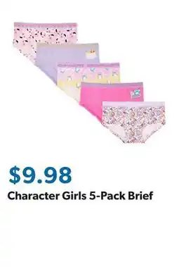 Sam's Club Character Girls 5-Pack Brief offer