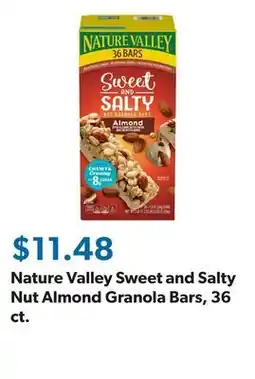 Sam's Club Nature Valley Sweet and Salty Nut Almond Granola Bars, 36 ct offer
