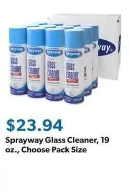 Sam's Club Sprayway Glass Cleaner, 19 oz., Choose Pack Size offer