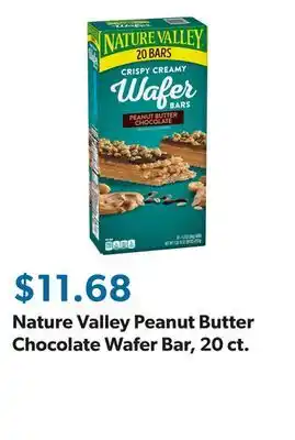Sam's Club Nature Valley Peanut Butter Chocolate Wafer Bar, 20 ct offer