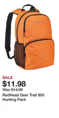 Cabela's RedHead Deer Trail 900 Hunting Pack offer
