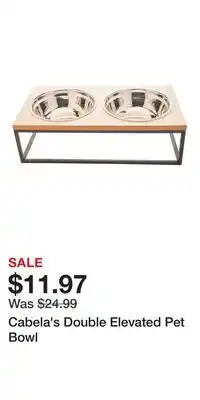 Cabela's Cabela's Double Elevated Pet Bowl offer