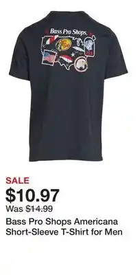 Cabela's Bass Pro Shops Americana Short-Sleeve T-Shirt for Men offer