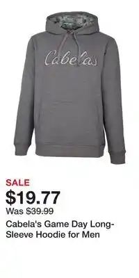 Cabela's Cabela's Game Day Long-Sleeve Hoodie for Men offer