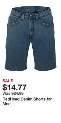 Cabela's RedHead Denim Shorts for Men offer
