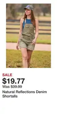 Cabela's Natural Reflections Denim Shortalls offer
