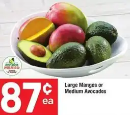 Albertsons Large Mangos or Medium Avocados offer