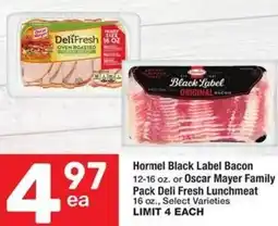 Albertsons Hormel Black Label Bacon offer