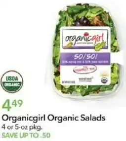 Publix Organicgirl Organic Salads offer
