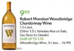 Publix Robert Mondavi Woodbridge Chardonnay Wine offer