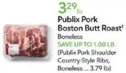 Publix Publix Pork Boston Butt Roast offer