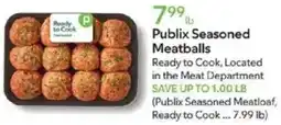 Publix Publix Seasoned Meatballs offer