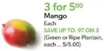 Publix Mango offer
