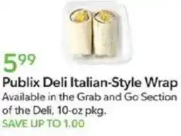 Publix Publix Deli Italian-Style Wrap offer