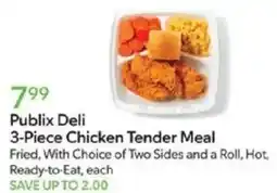 Publix Publix Deli 3-Piece Chicken Tender Meal offer